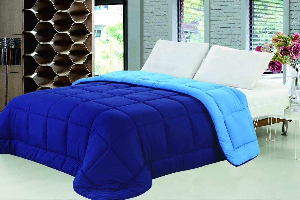 solid microfiber quilt